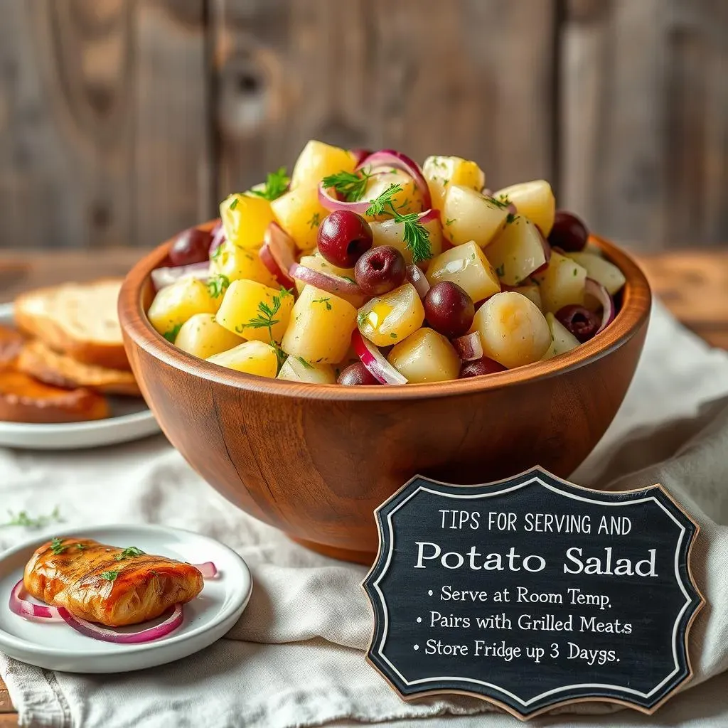 Tips for Serving and Storing Your Mediterranean Potato Salad