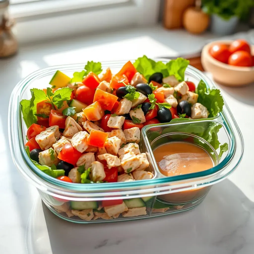 Tips for Storing and Serving Your Chopped Mediterranean Chicken Salad