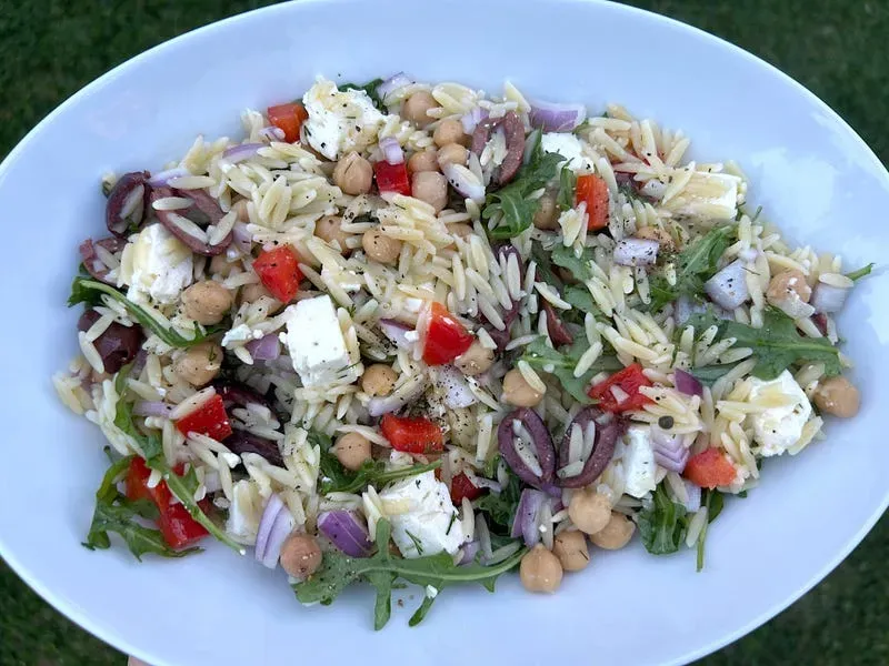 Trying the Viral Greek Pasta Salad Ina Garten Recipe