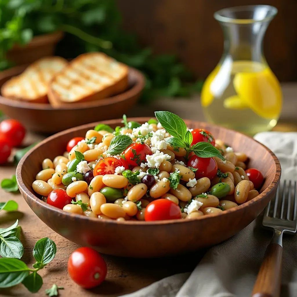 Variations and Serving Suggestions for Mediterranean Bean Salad