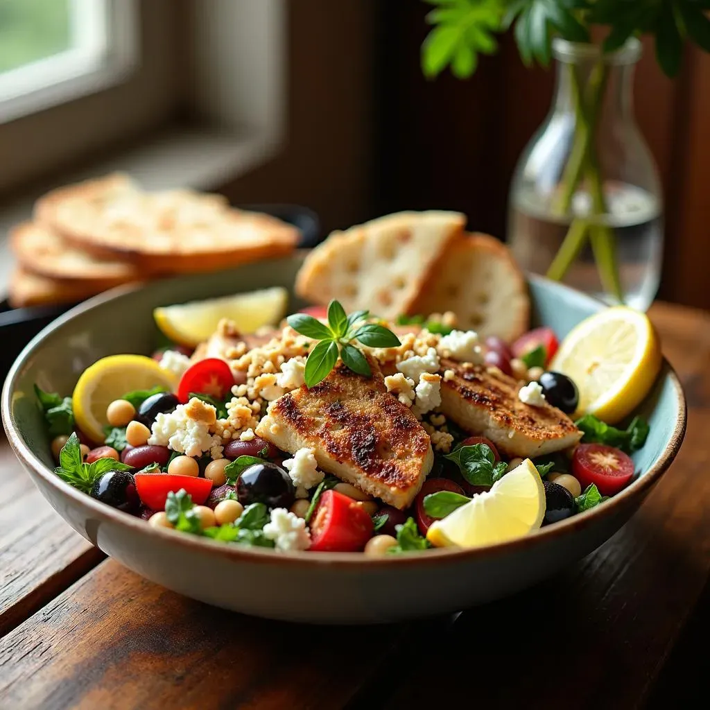 Variations and Serving Suggestions for Mediterranean Greek Salad with Beans