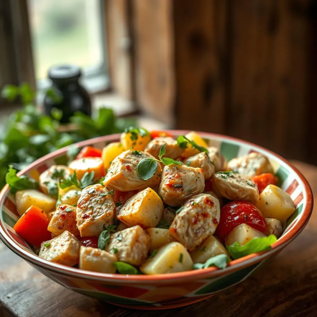 Variations and Serving Suggestions for Your Mediterranean Chicken Salad with Potatoes