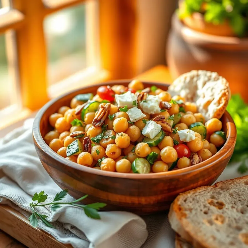 Variations and Serving Suggestions for Your Mediterranean Chickpea Salad with Cucumbers