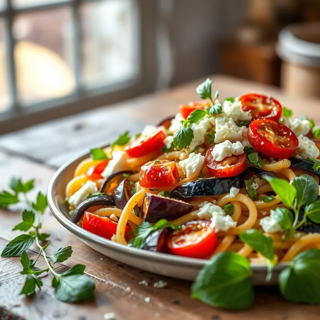 Variations and Twists on Mediterranean Pasta Salad with Eggplant