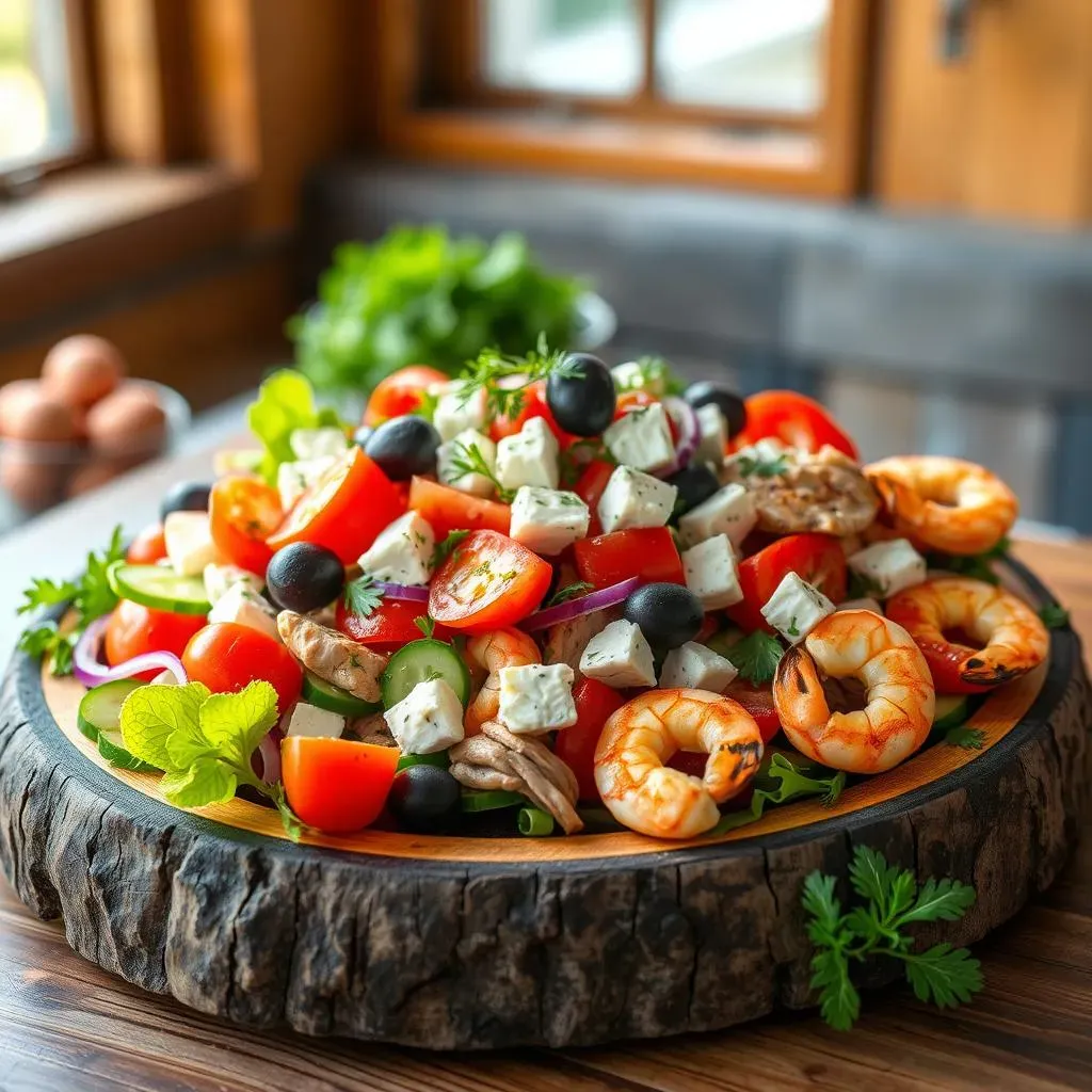 Variations and Twists on the Greek Salad Mediterranean Dish