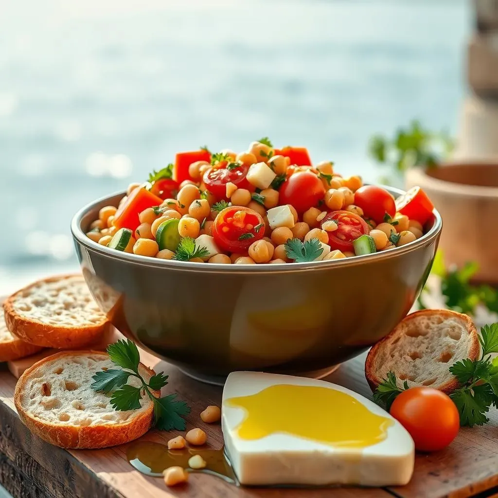 Variations on the Classic Mediterranean Chickpea Salad with Tomatoes