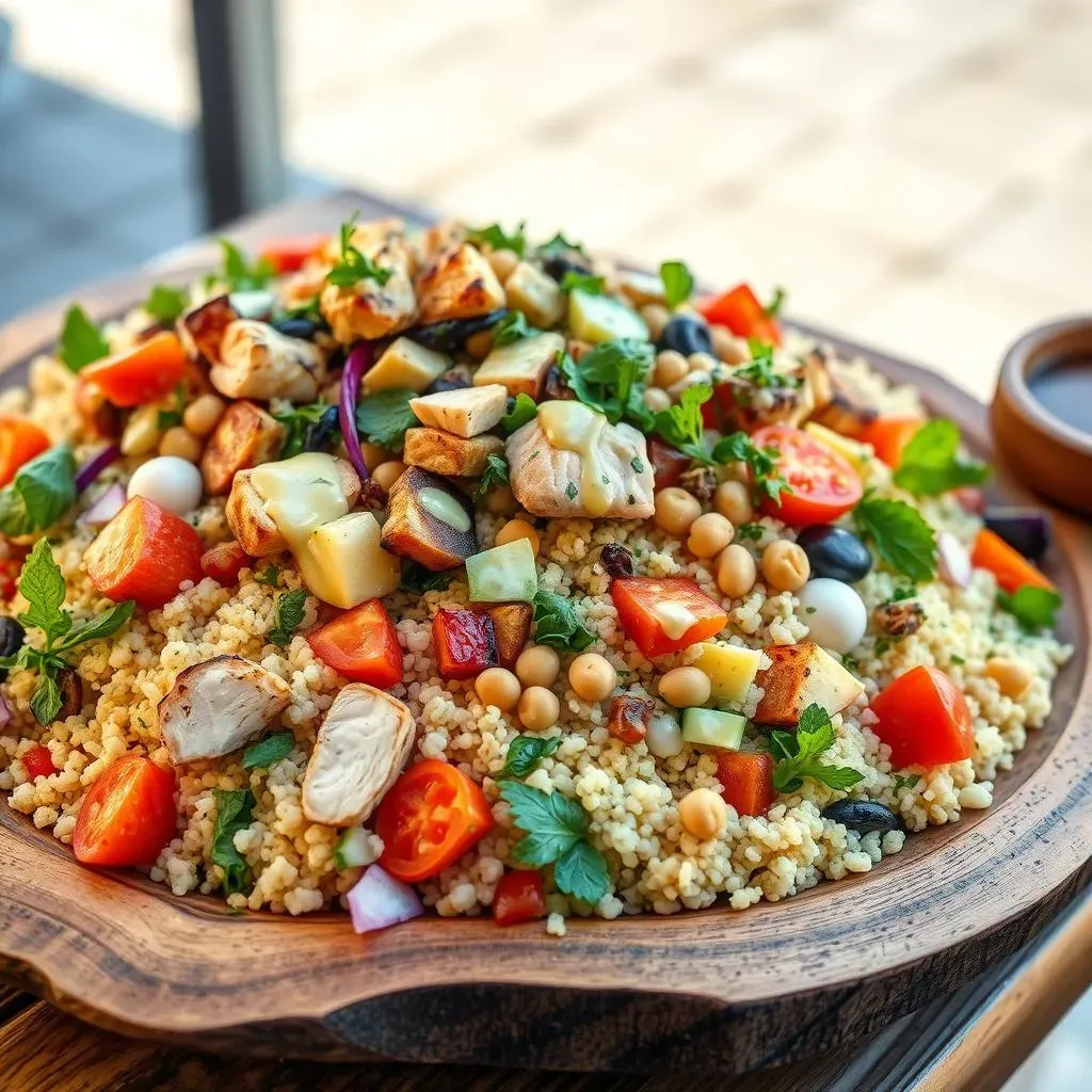 Variations on the Classic Mediterranean Couscous Salad with Shrimp