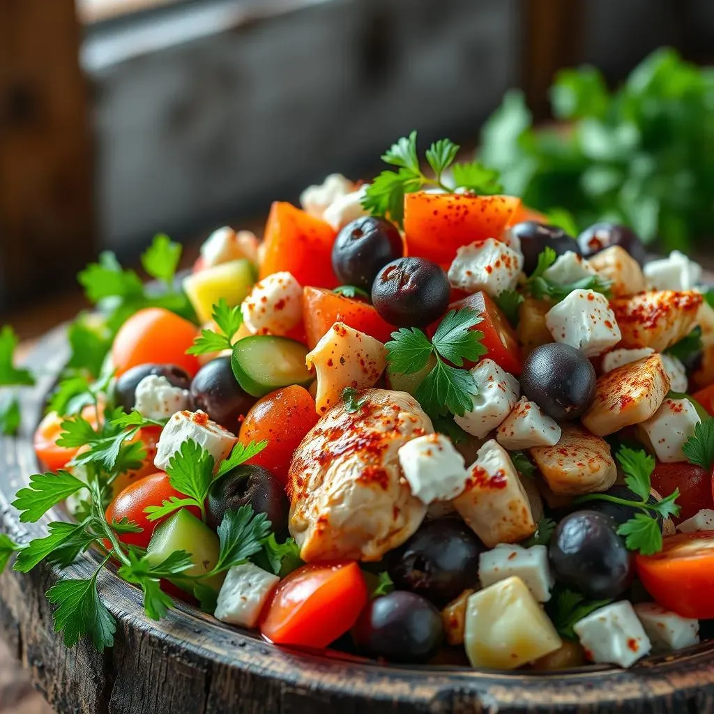 Variations on the Theme: Mediterranean Chicken Salad with Parsley Recipes