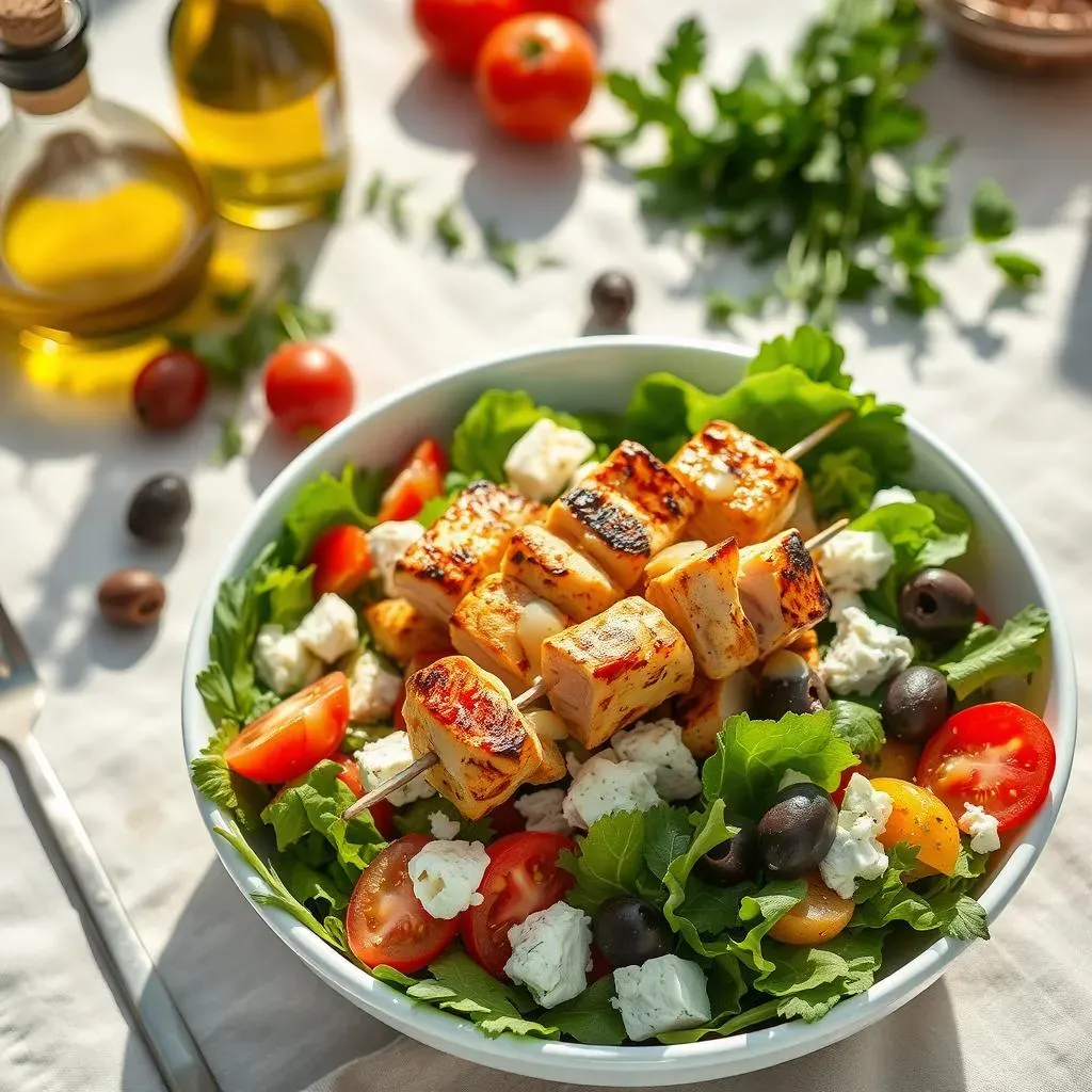 What Makes This Mediterranean Chicken Kebab Salad So Good?
