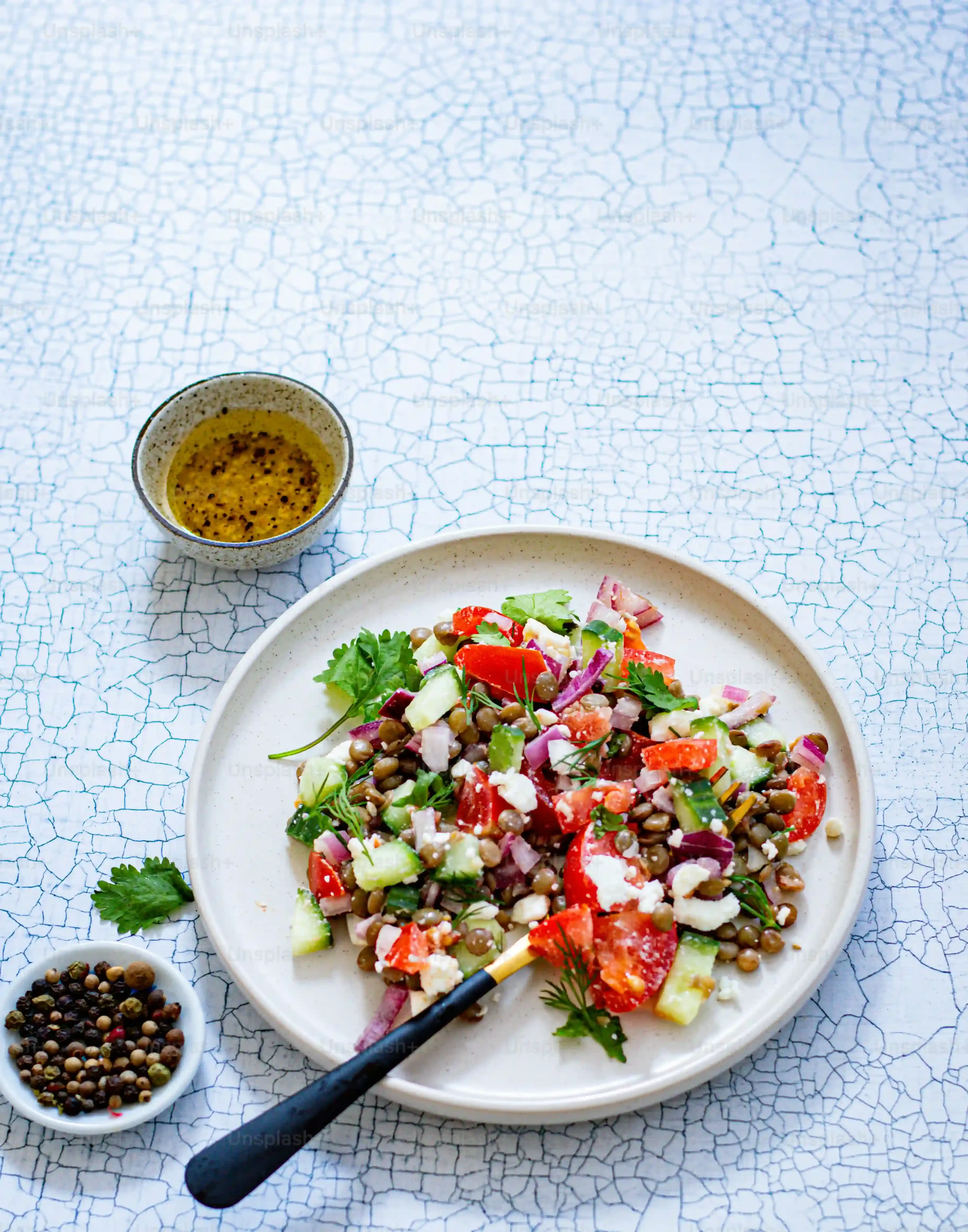 Whipping Up Your Mediterranean Chickpea and Lentil Salad: Simple Steps