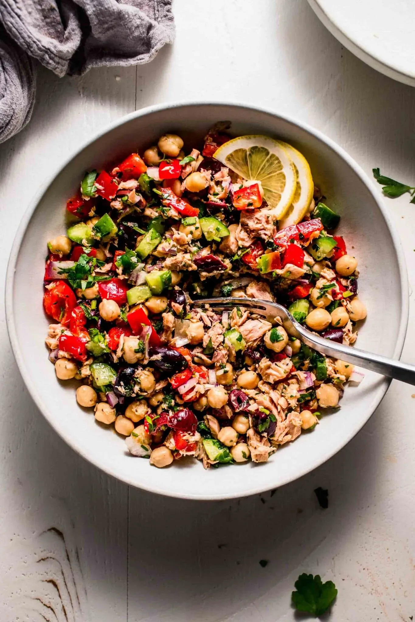 Whipping Up Your Mediterranean Chickpea Tuna Salad