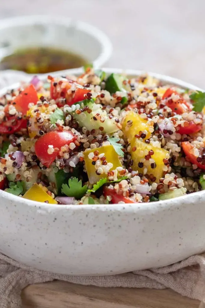 Why Bobby Flay's Mediterranean Quinoa Salad Works