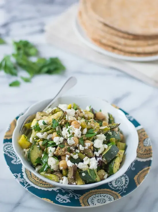 Why Make a Mediterranean Roasted Vegetable and Chickpea Salad?