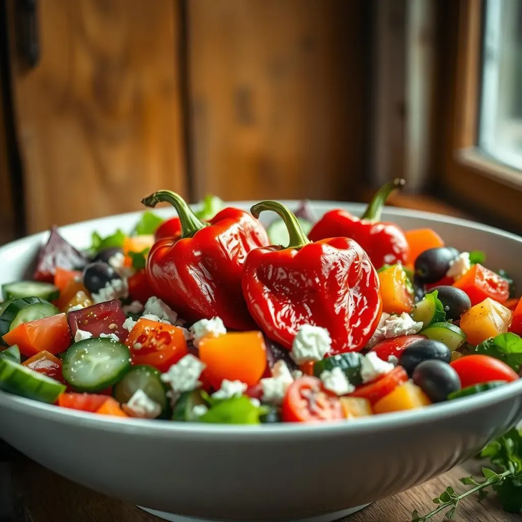 Why Roasted Red Peppers Elevate Your Mediterranean Greek Salad