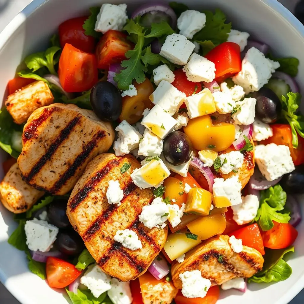 Why This Greek Chicken Feta Salad Recipe Rocks