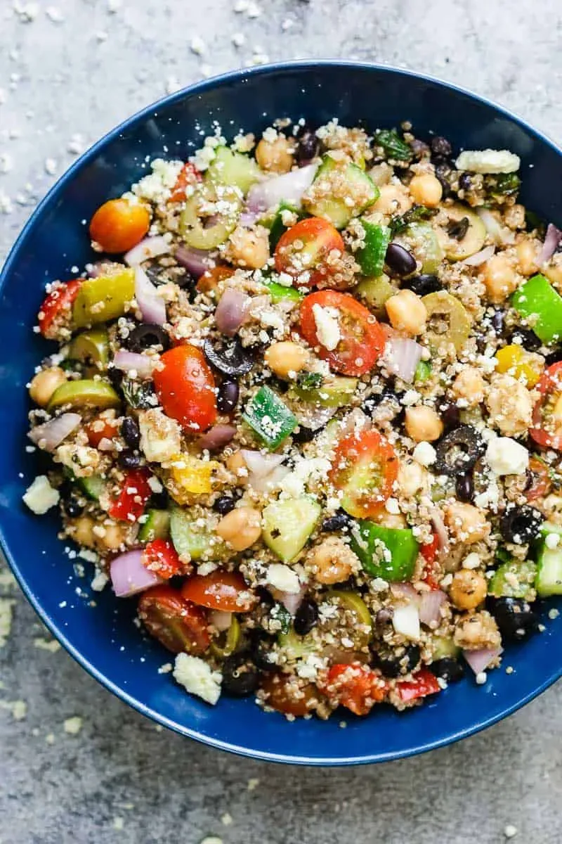 Why This Greek Quinoa Salad with Balsamic Dressing Works