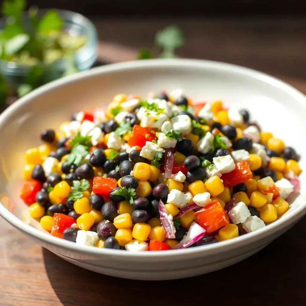 Why This Mediterranean Black Bean and Corn Salad with Feta is a MustTry