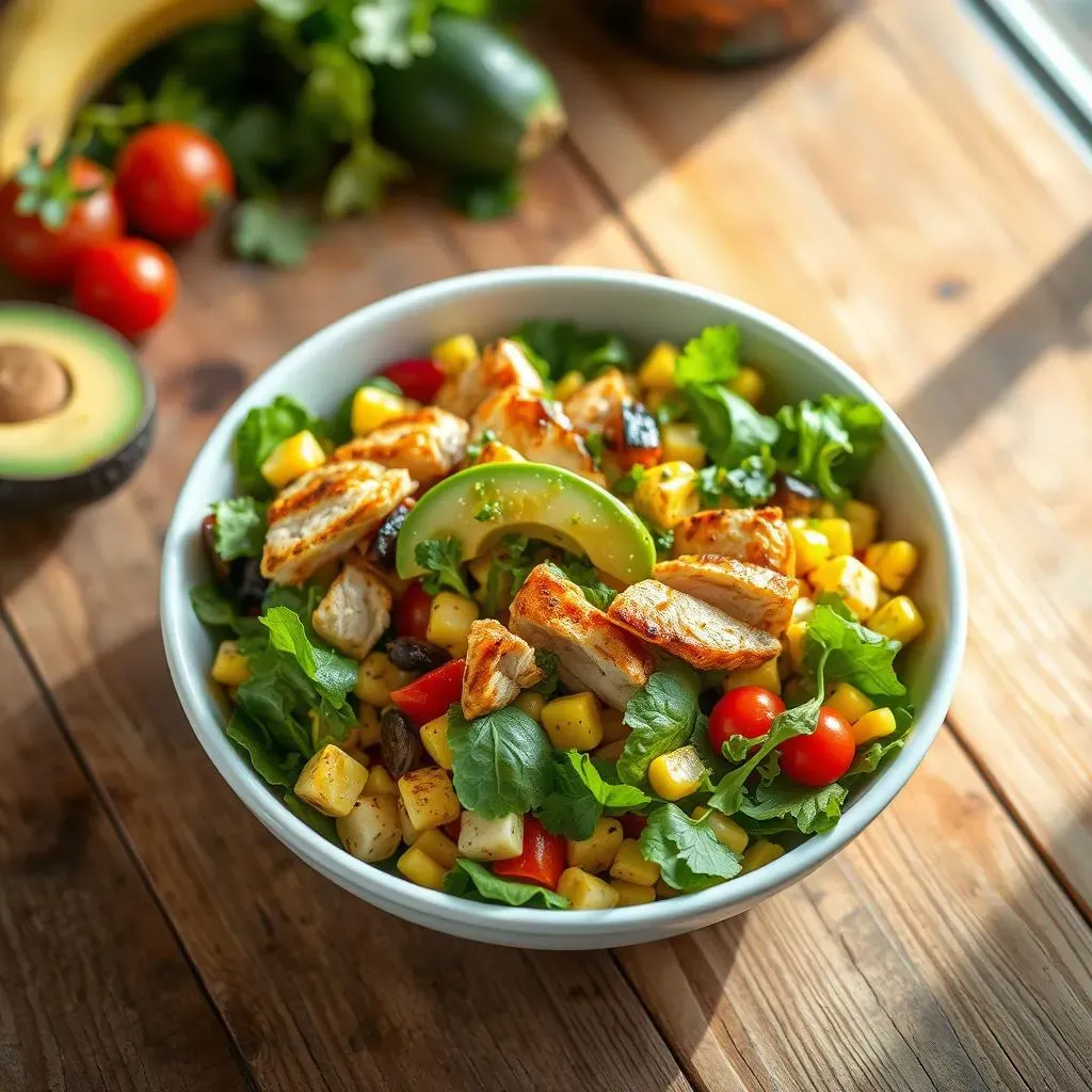 Why This Mediterranean Chicken Avocado Corn Salad Rocks