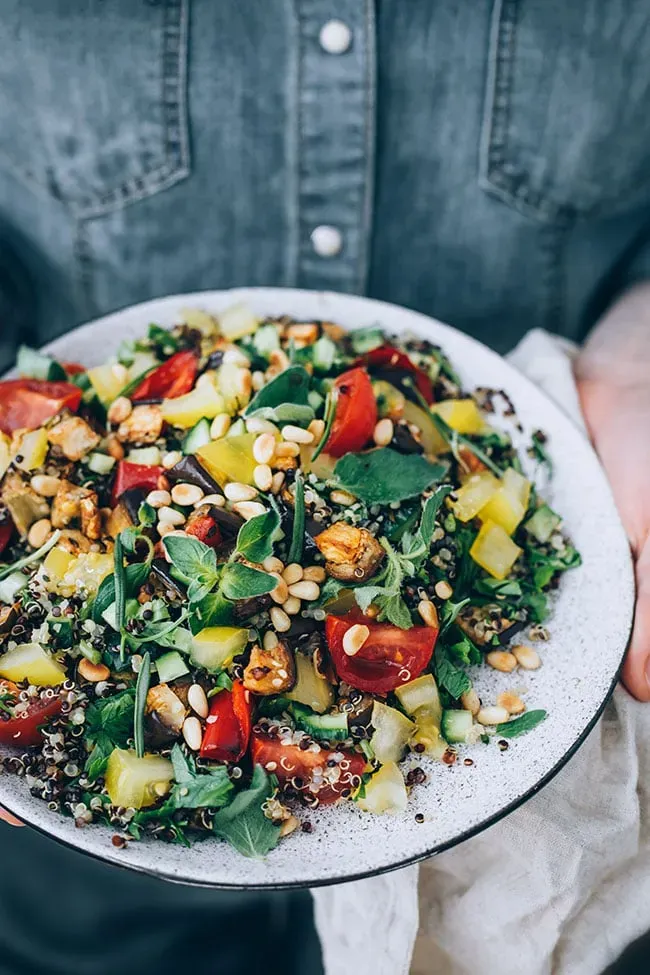 Why This Mediterranean Quinoa Salad with Roasted Summer Vegetables?