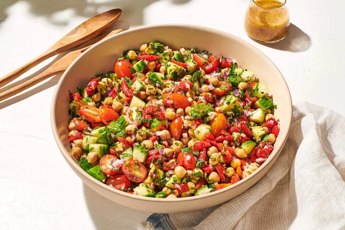 Why This Recipe Mediterranean Chickpea Salad Is Your New Lunch Hero