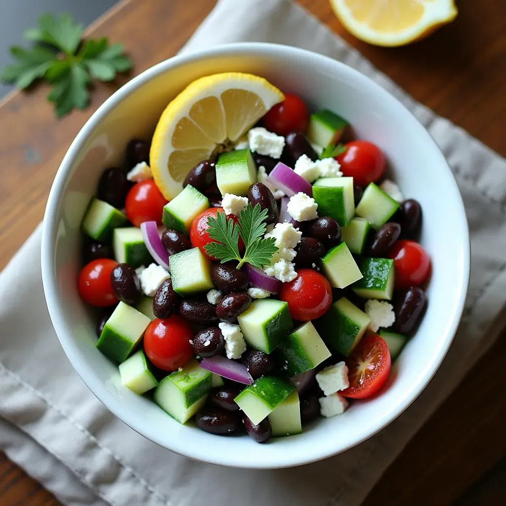 Why This Simple Mediterranean Black Bean Salad Rocks